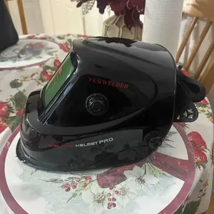 YESWELDER LYG-L600A True Color Auto Darkened Welding Helmet | Anti-Blue Light Welding Mask with 2 Sensors | Wide Shade 4/9-13 Welding Hood for TIG MIG ARC Grinding