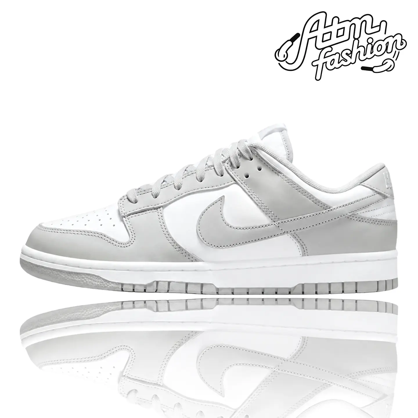 NIKE Women's Dunk Low Photon Dust Round Toe Shoes Sneakers - 100% Authenticity Guaranteed Flat Trainers, Comfortable Walking Footwear, Fast Delivery Fashion Gift
