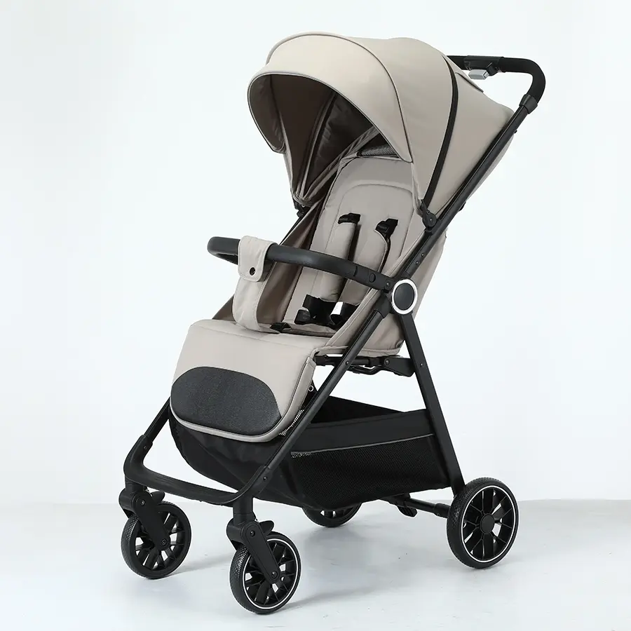 Lightweight Baby Stroller, All-Round Stroller for Babies 0-3 Years Old: One-Click Fold, Zippered Extended Sun Canopy, Only 11.68 lbs, Features Large Storage Basket,  Suitable for Travelling #sohochic
