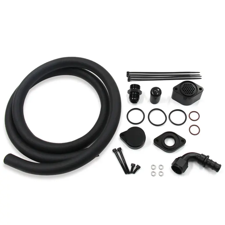 2Set Engine Ventilation Kit for Ford 11-20 6.7L Powerstroke CCV PCV Replacement