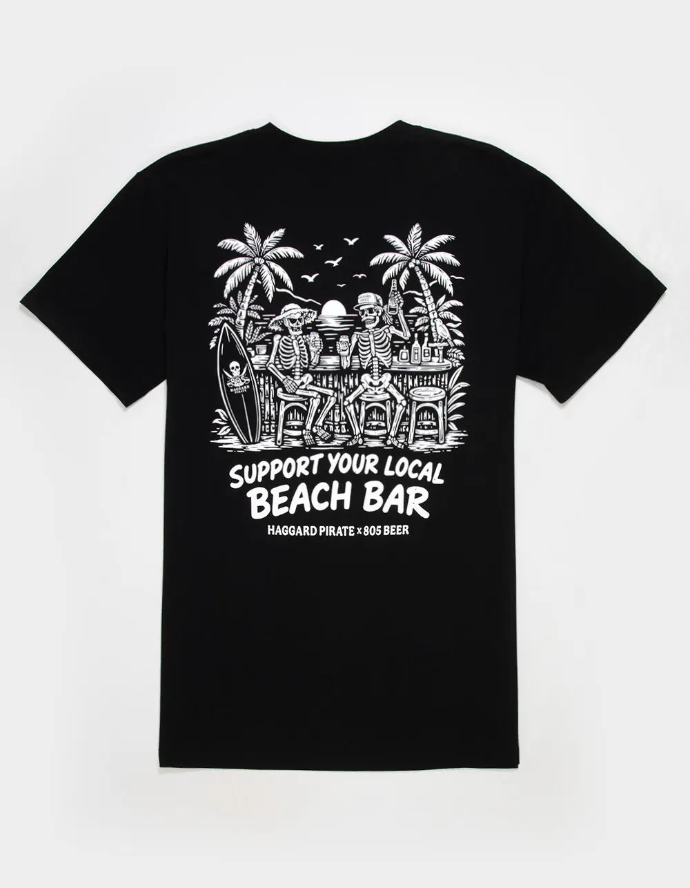 HAGGARD PIRATE x 805 Beach Bar Mens Tee
