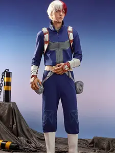 Officially Licensed My Hero Academia Shoto Todoroki Cosplay Costume Set