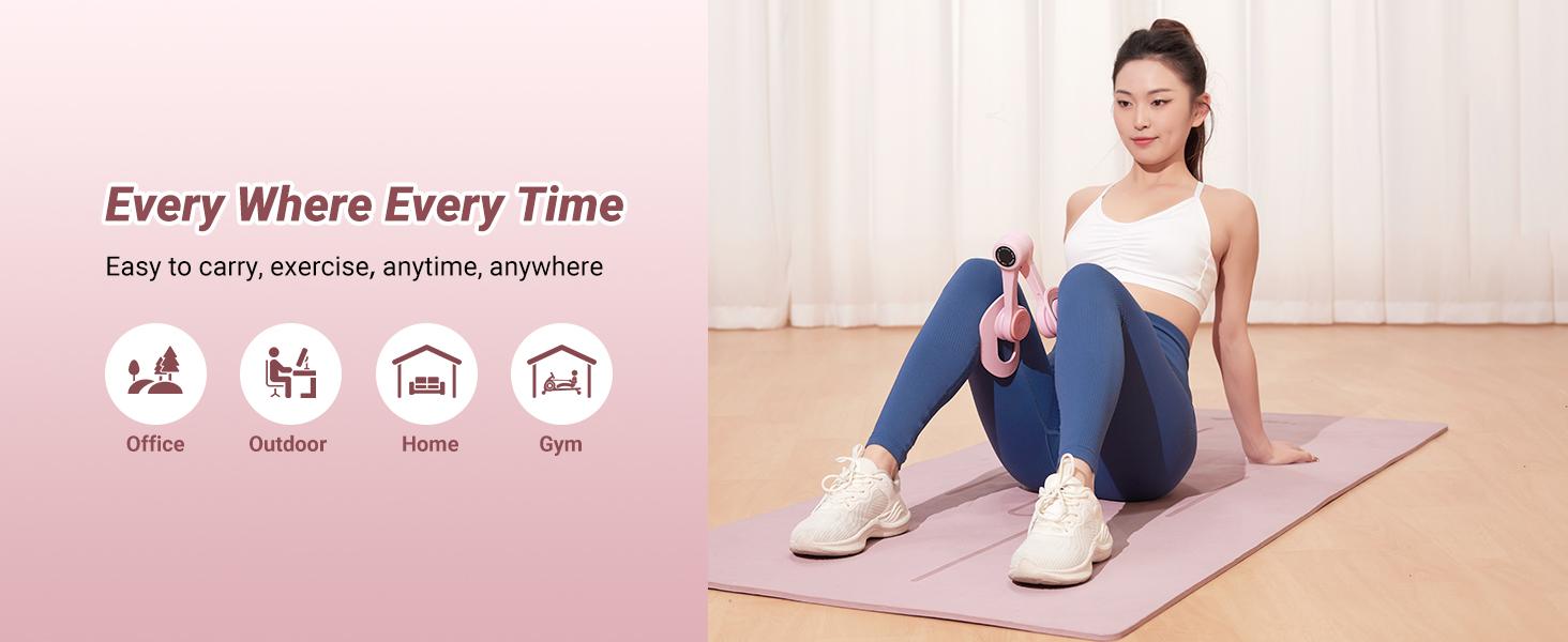 Merach Thigh Trainer Home Fitness Equipment for Inner Thigh, Legs, Arms, Arm Trimmers Optional Versions: Standard, Strap, Smart Counter Blue BackToSchool Merach Thigh Trainer Home Fitness Equipment for Inner Thigh, Legs, Arms, Arm Trimmers Optional Versions: Standard, Strap, Smart Counter Blue BackToSchool