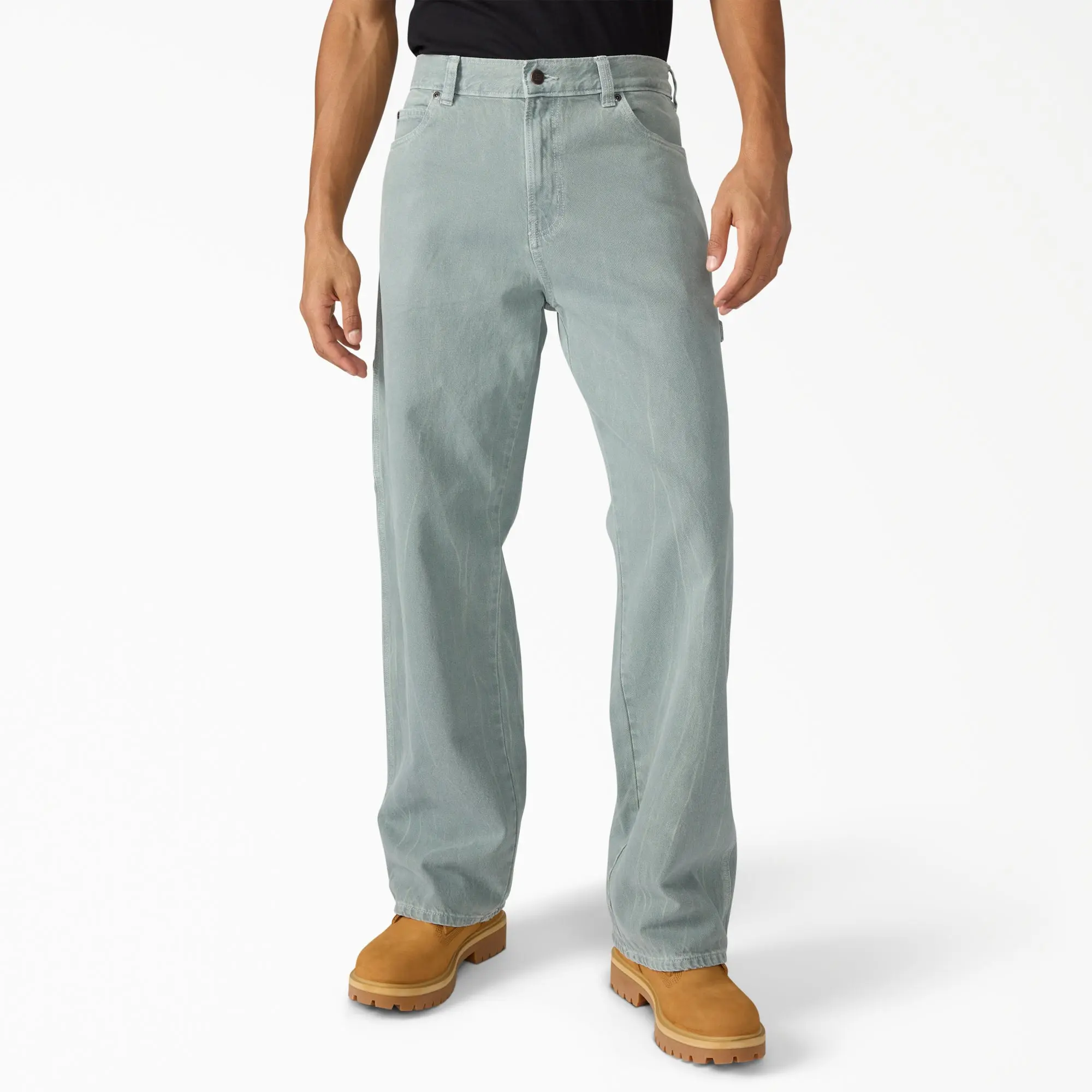 Dickies 997 Loose Straight Carpenter Jeans, 100% Cotton, Loose Fit Denim Fabric, Workwear Style Pants Classic