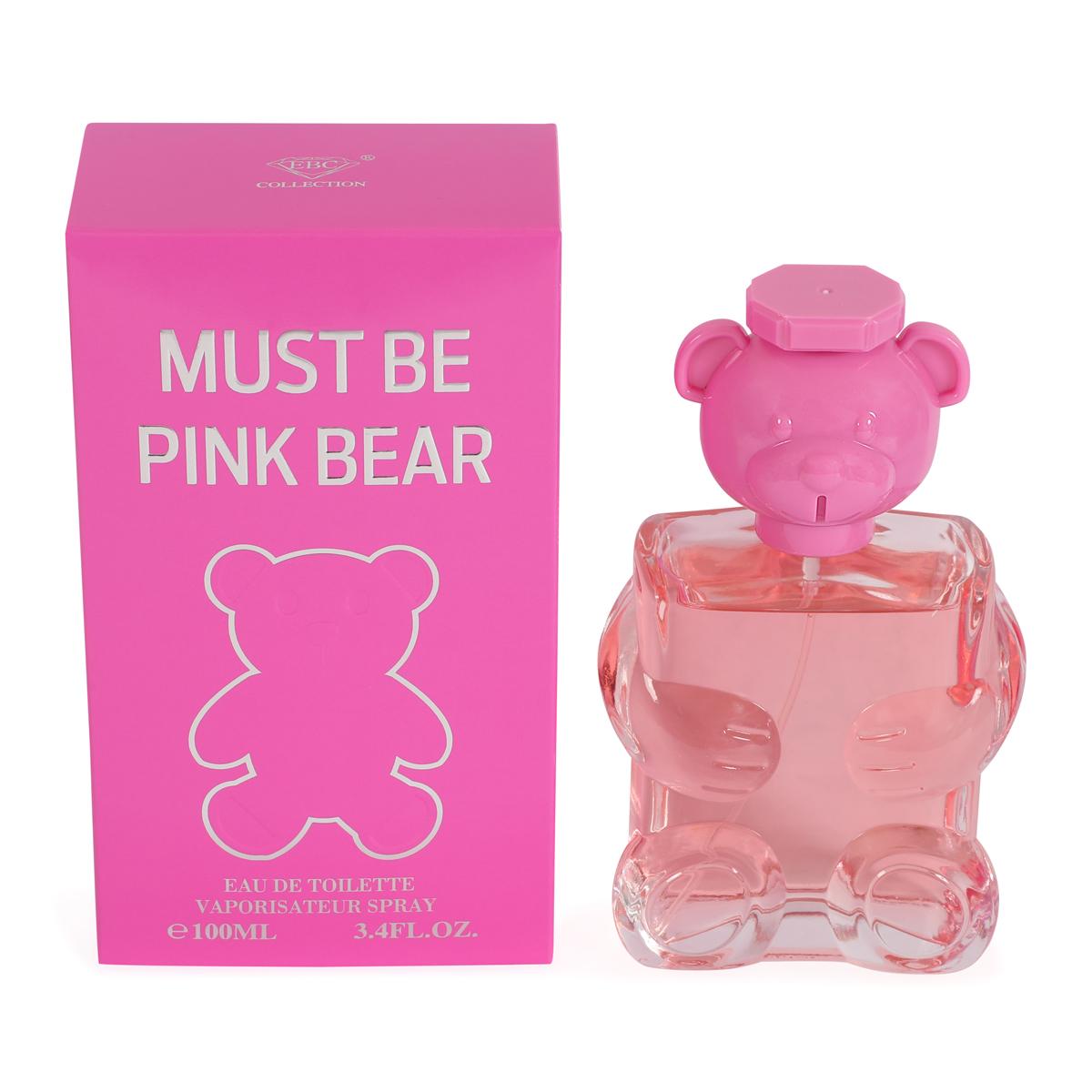 Must Be Pink Bear Spray Perfume Eau de Toilette for Women - 100ml/3.4fl.oz. - Women's Fragrance Must Be Pink Bear Spray Perfume Eau de Toilette for Women - 100ml/3.4fl.oz. - Women's Fragrance
