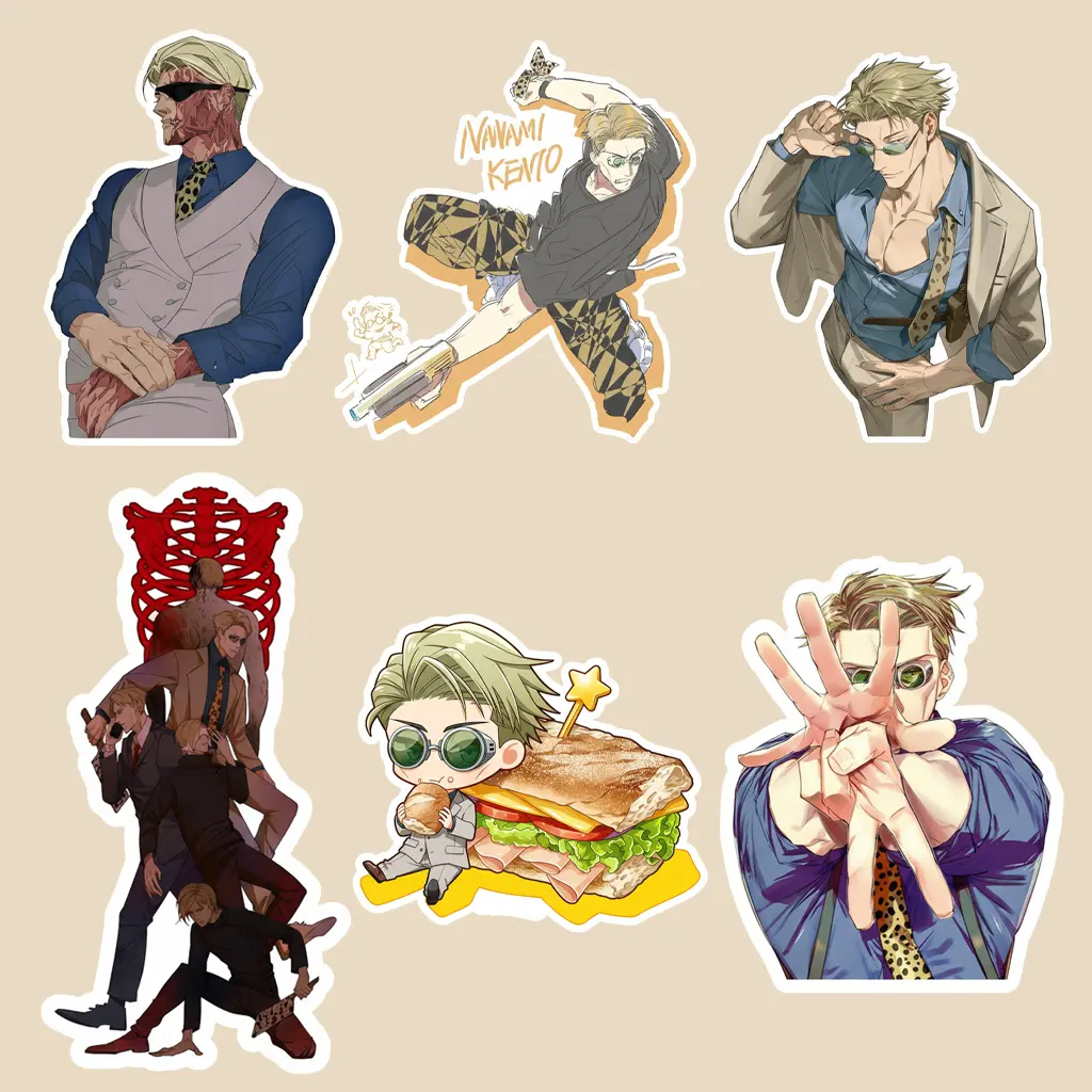 Nanami Kento Jujutsu Kaisen Powerful Sticker Collection - TikTok Shop