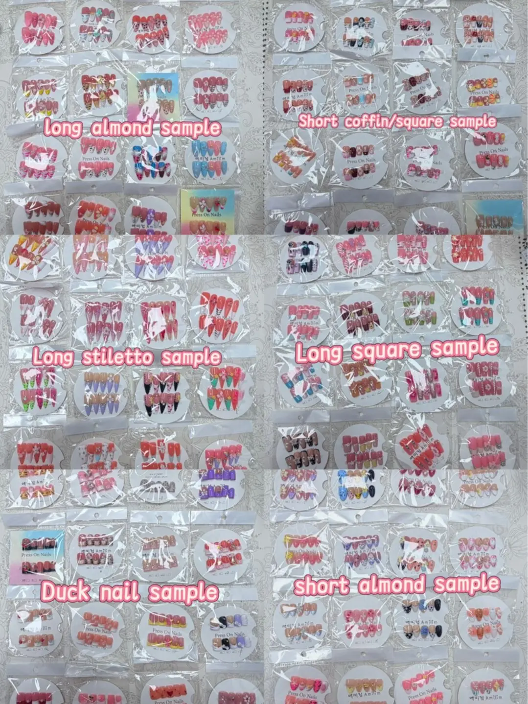 Mena:YK.$40 for 27 pairs selectable size+length+shape with random styles