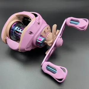 Baitcasting Reel, Featuring a High-Speed Gear Ratio of 7.2:1, a Maximum Drag of 17.64LB, Options for Left Or Right Handle, And a Magnetic Brake, Perfect for Fishing Trout, Pike, And Bass - Robust Casting Fishing Equipment