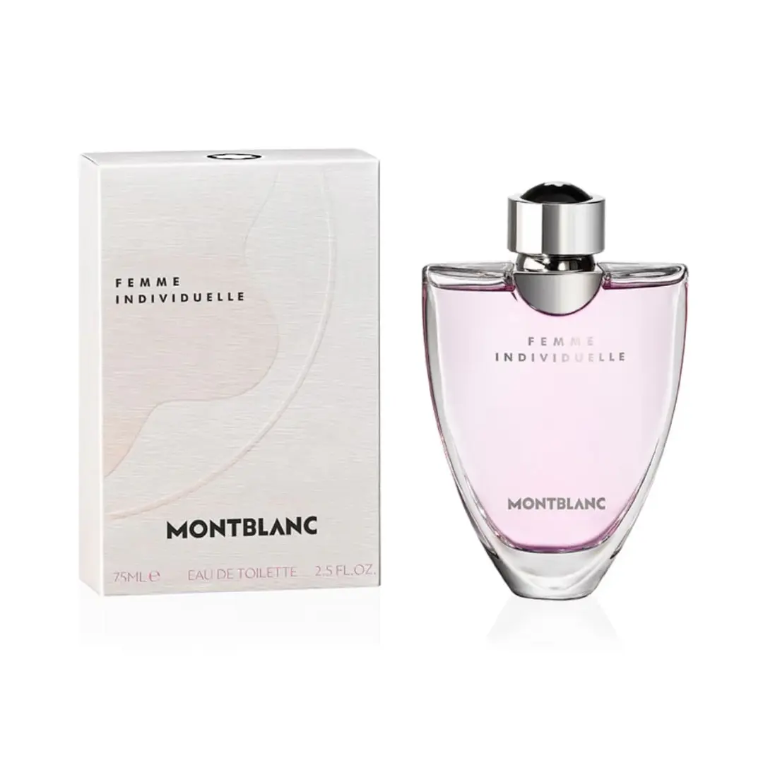 Montblanc Femme Individuelle Eau de Toilette For Women 2.5 oz | Floral Oriental Women's Perfume with Pink Pepper, Rose & Vanilla | Long-Lasting EDT
