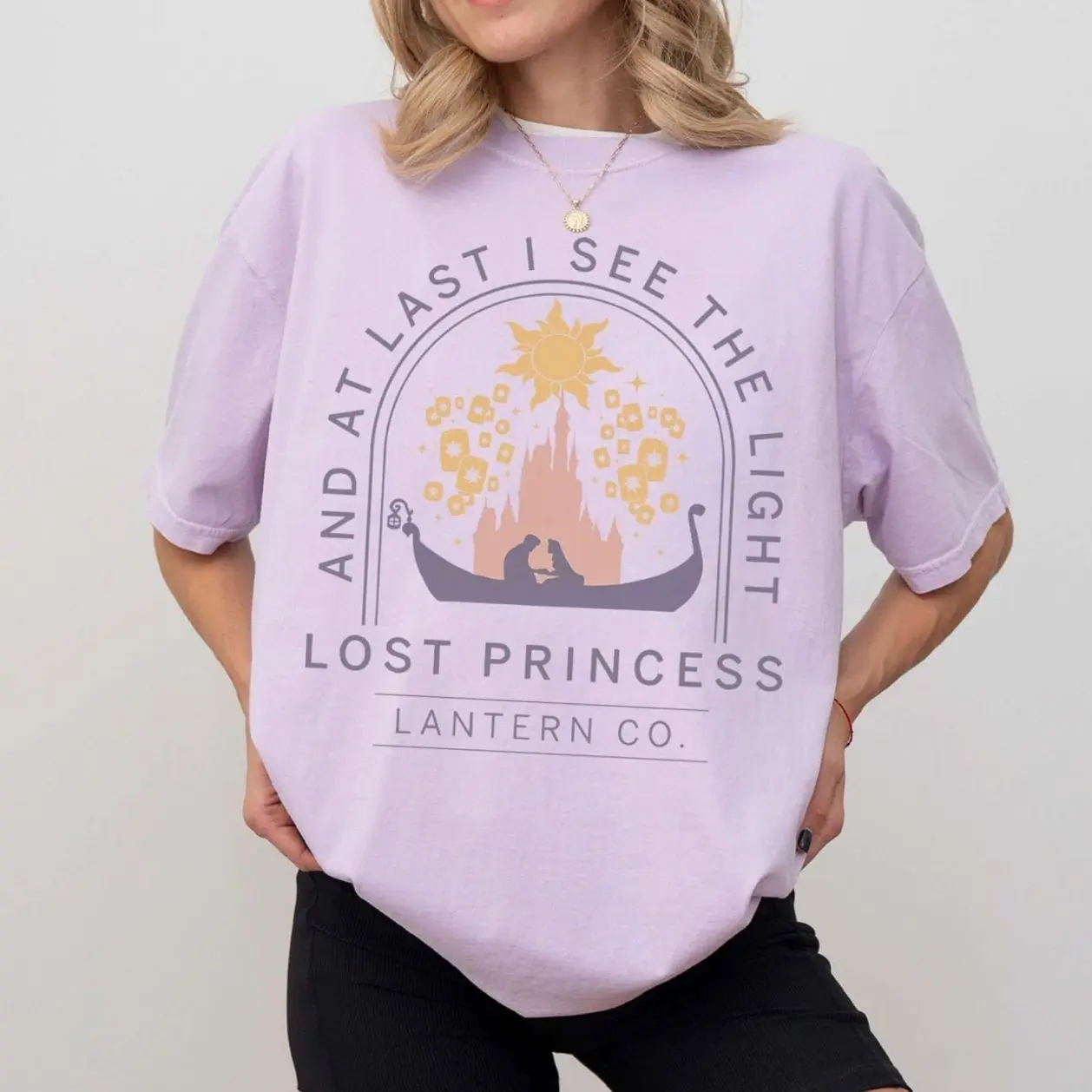 Retro Tangled Rapunzel Shirt, Lost Princess Lantern Shirt, Family Matching Trip Tee, Princess Magic Kingdom 2026 8WE