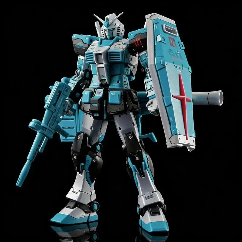 RG40B 1/144 RX-78-2 Yuanzu Ver.2.0 Hatsune Miku Color Assembly Model Kit Gunpla Action Figure With Water Decals Anime Mecha Toy