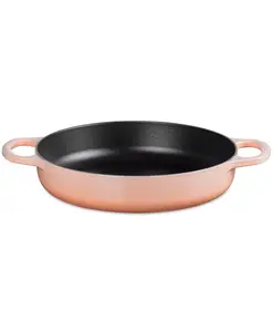 Le Creuset Signature Enameled Cast Iron 2-Quart Everyday Pan with Black Satin Interior & Oversized Handles for Versatile Cooking - Cookware