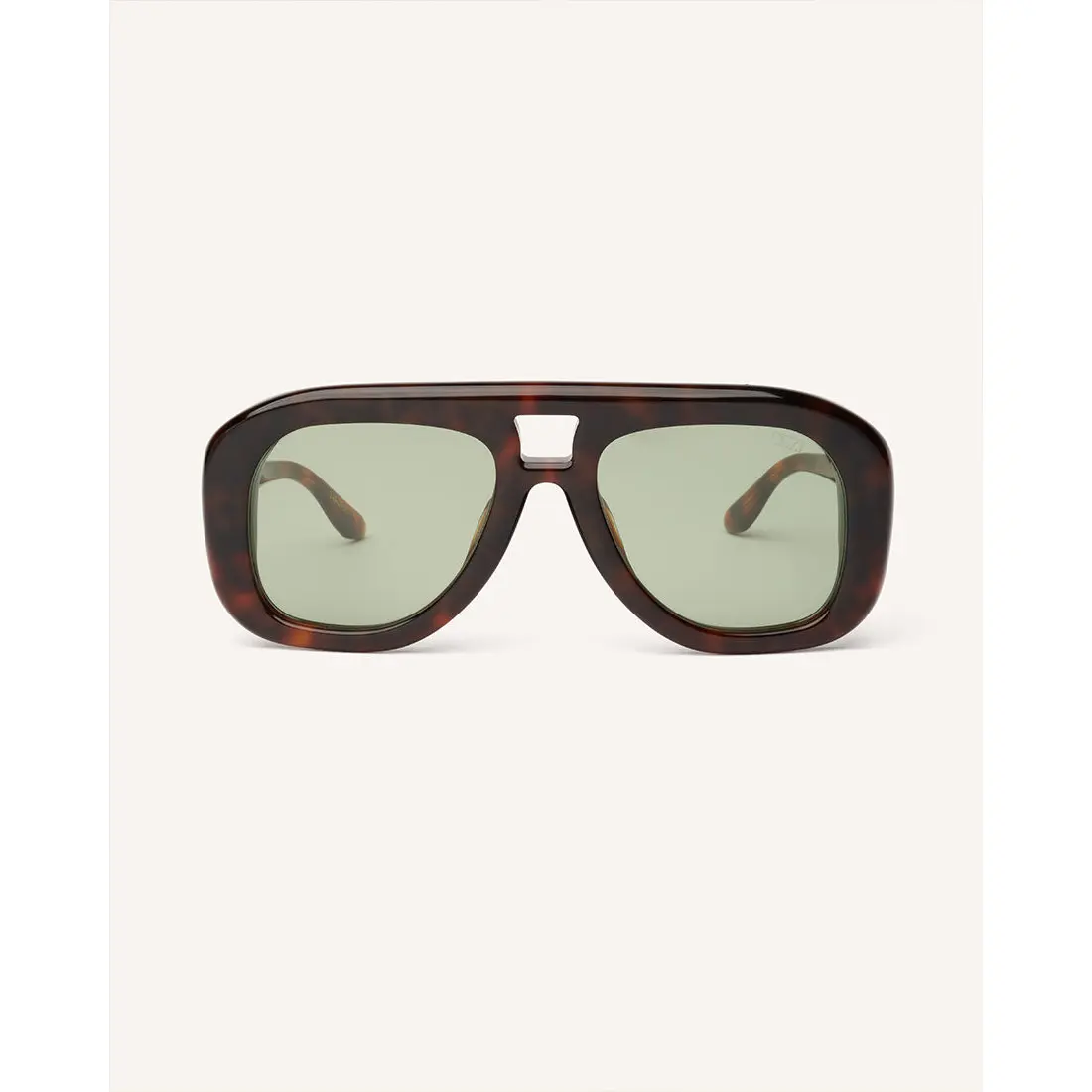 DEZI PUSHA - Oversized Bubbly Aviator Sunglasses