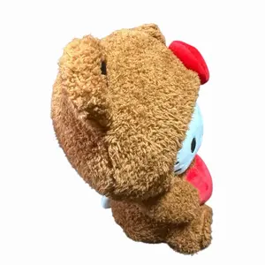 Kitty Teddy with Red Heart & Bow