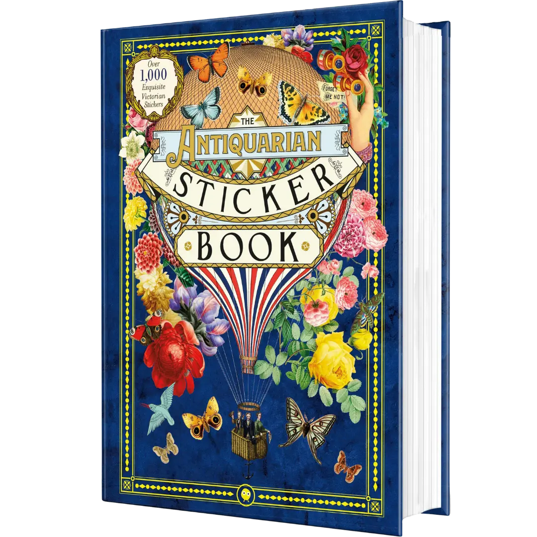 The Antiquarian Sticker Book: Over 1,000 Exquisite Victorian Stickers by Odd Dot (The Antiquarian Sticker Book Series) (Hardcover)