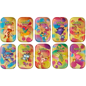 Pokemon English Scarlet and Violet 3.5 151 Mini Tins CARDS LIVE OPENING