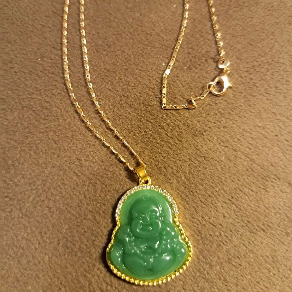 Buddha chain necklace - Perfect for Everyday Wear Modern Versatile Accessories Hypoallergenic Jewelry Iced Out Jewelry