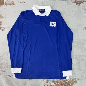 2025 El Salvador National Team Home Long Sleeve Soccer Jersey Fans Version