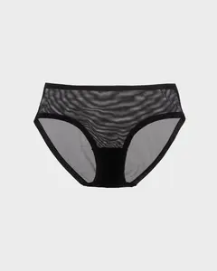 Black Mesh Brief Black Mesh Brief