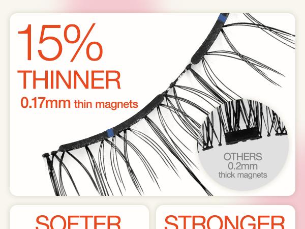 [SpringGlowUp] LASHVIEW Soft Magnetic Eyelashes No Glue or Eyeliner Needed Reusable Natural Look Makeup Lashes