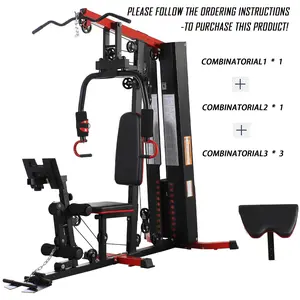 Heavy Duty Full-Body Strength Training Gym Equipment – All-in-One Home Gym Machine for Comprehensive Workouts, Sturdy Construction for Durability, Multi-Functional Design for Upper/Lower Body & Core Training