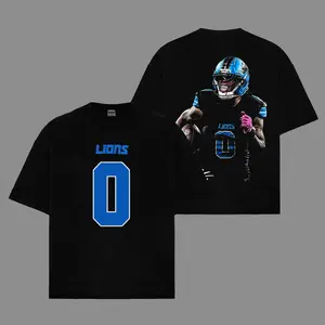 One Pride Fit - Jahmyr Gibbs #     0 Soft And Comfortable Cotton Hoodie, Sweatshirt and T-Shirt, Lions Fans Game Day Outfit, Gift For Football Fans, Graphic Football Shirt