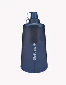 LifeStraw Peak Series Collapsible Squeeze 650 ml Bottle with Filter LifeStraw Peak Series Collapsible Squeeze 650 ml Bottle with Filter