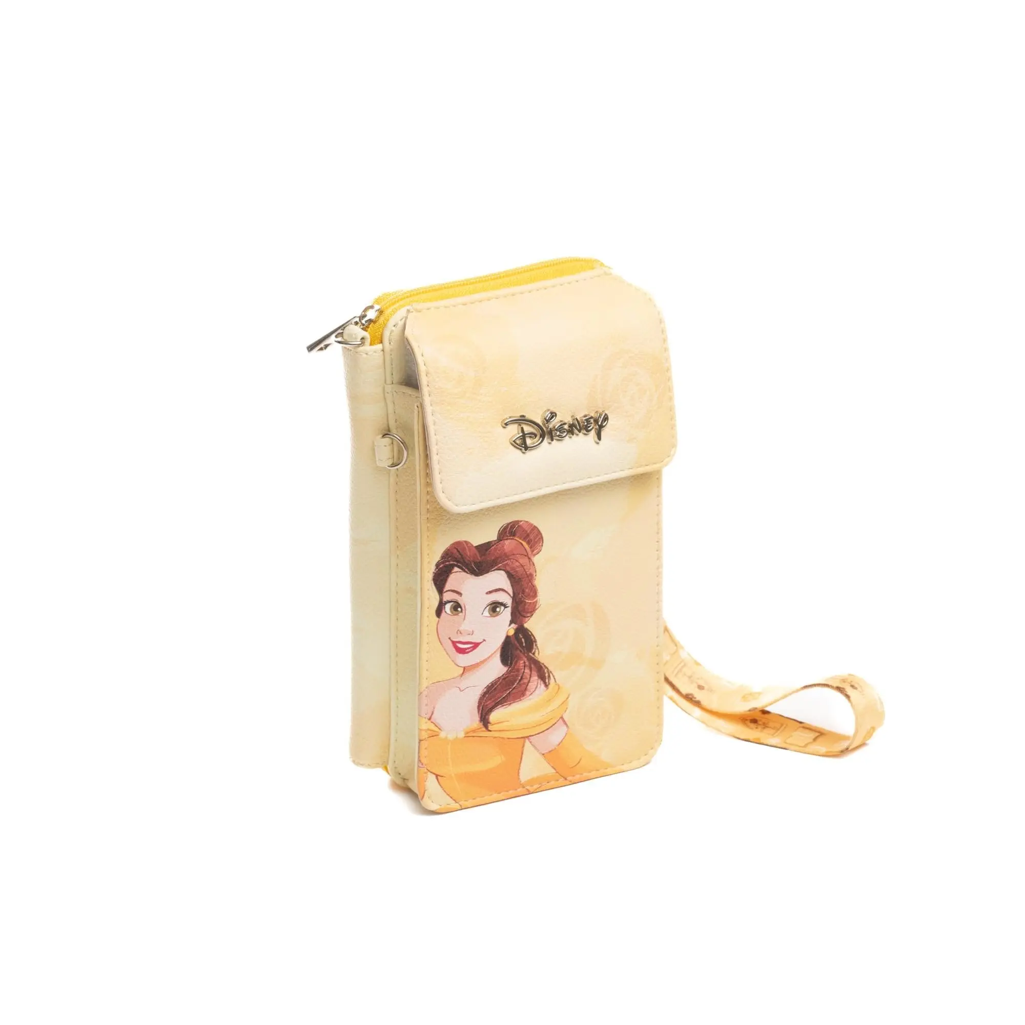 Women's Belle Beauty and the Beast Vegan Leather Convertible Crossbody Bag - Purse with Removable Wristlet Strap, Phone Holder, Purses Crossbody Bag, Crossbody Bags