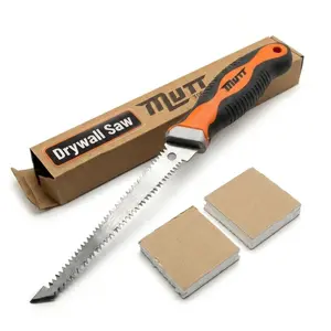 Mutt Tools 6” Professional Drywall Saw with Ergonomic Handle - Jab Saw for Sheetrock Cutting - Keyhole Saw with Ergonomic Grip - Versatile Tool for Drywall, Sheet Rock and Insulation