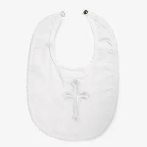 Baby Boy Christening Bib