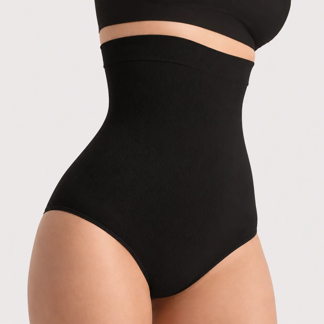 Shapermint High-Waisted Shapewear Panty with Seamless Design & Anti-slip Silicone Strip Fabric Compression Smooth Womenswear Breathable