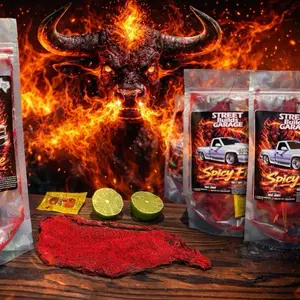 carne seca Flavor  ( takis Flaming Hot ) STREET BUIDS GARAGE  Spicy Spice Powder