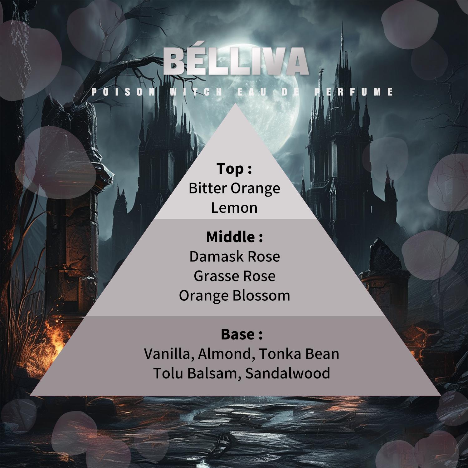 BELLIVA Women's Eau de Perfume 50ml - Long Lasting Floral Fragrance with Orange Blossom, Jasmine & Vanilla Notes BELLIVA Women's Eau de Perfume 50ml - Long Lasting Floral Fragrance with Orange Blossom, Jasmine & Vanilla Notes