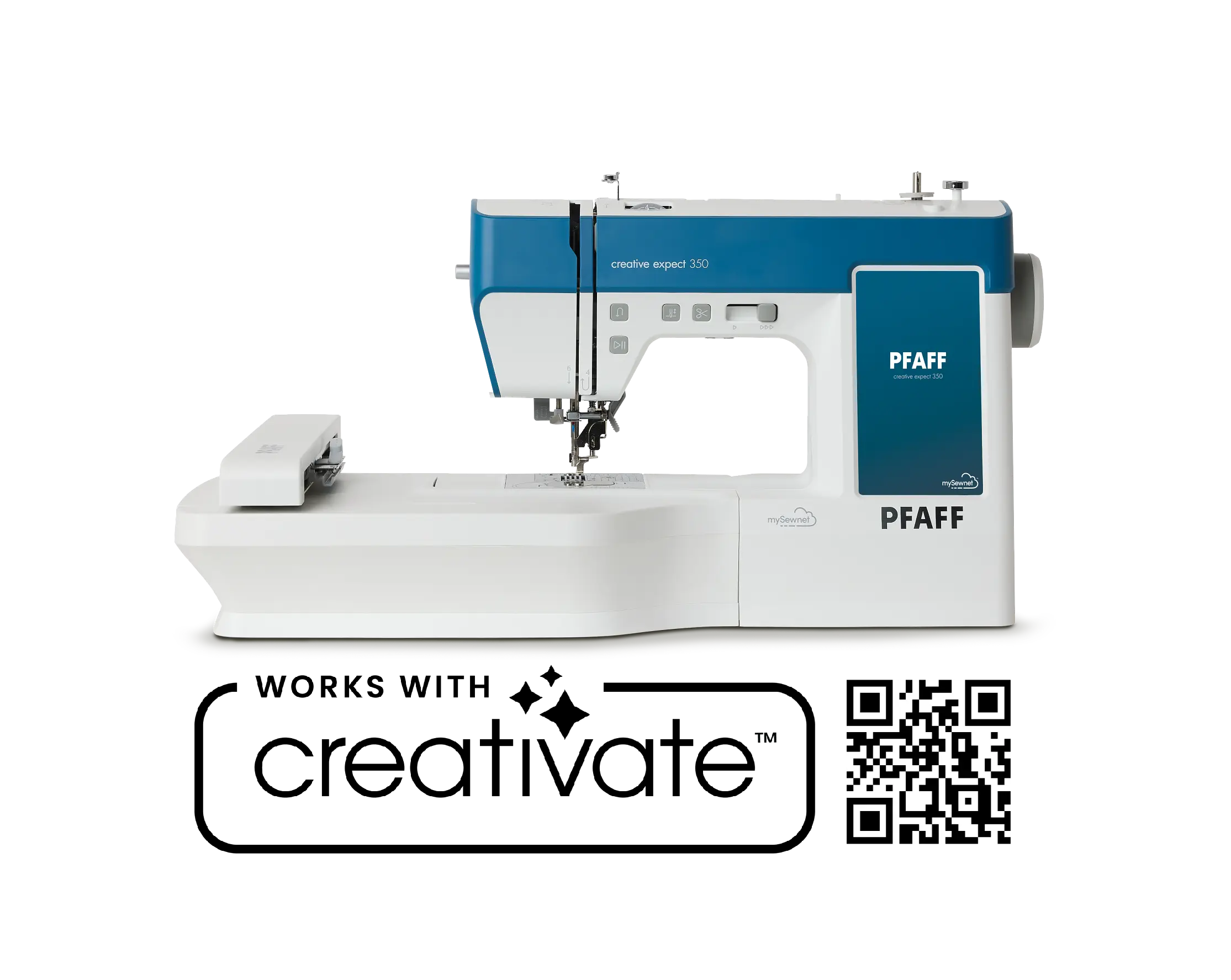 PRE-OWNED PFAFF creative expect 350 Sewing and Embroidery Machine