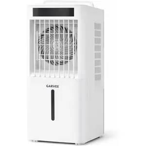 Portable Evaporative Air Cooler with Remote & 2/4/8H Timer | 3-Speed Desktop Cooling Fan, Dual Mist Modes, 1600ml Tank, 60° Adjustable Airflow & Night Light for Room & Dorm