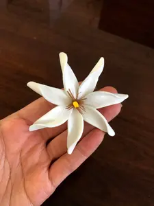 Tiare Foam Flower with Stem 3"