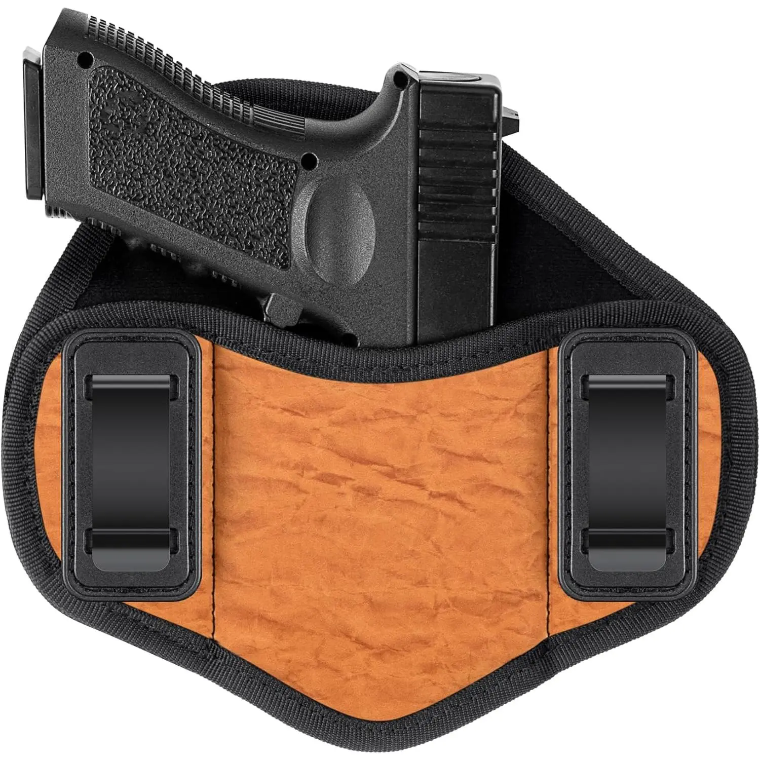 Ambidextrous Multi Fit Holster, Pancake IWB Tactical Equipment for Concealed Carry, Unisex Design with Universal Handgun Compatibility, Tactical Accessories, Pancake Shape, Compact, Universal Fit, Handgun Holster