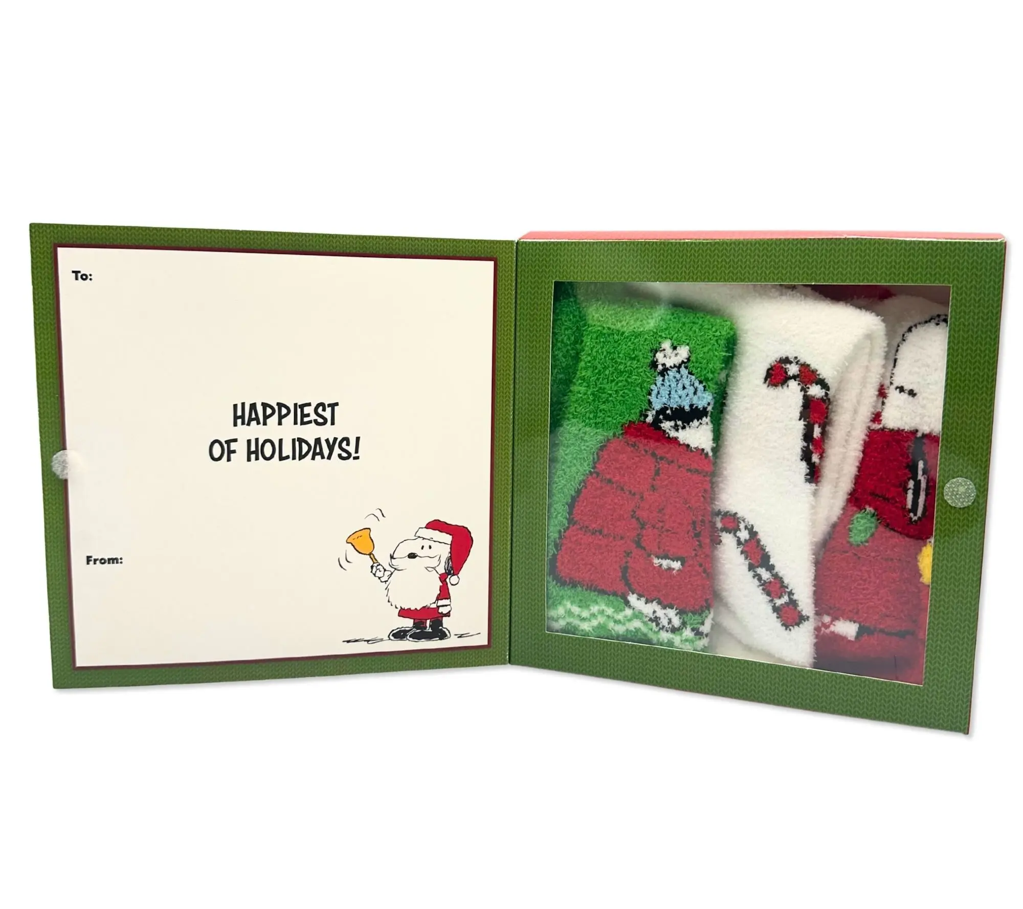 Ladies' Seasons Greetings Set of 3 Gift Boxed Cozy Crew Socks
