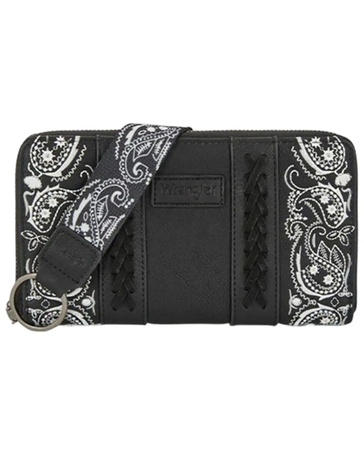 Wrangler Women's Women'S Bandana Paisley Wallet - Wg331-W115 Bk