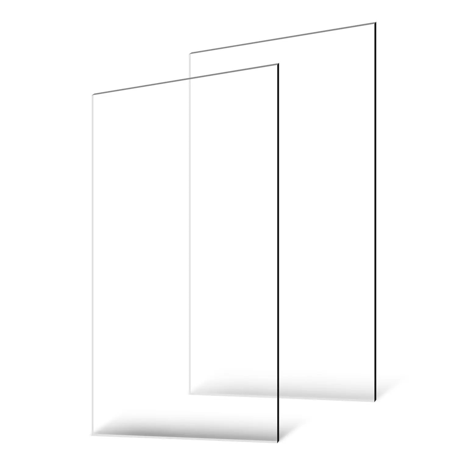 【SummerFinds】VEVOR Plexiglass Acrylic Sheets, 2-Pack Plastic Sheet, 24 x 48 Inch 1/8 Inch Thick Clear Plastic Cast Transparent Glass for Crafting Projects, Replacement Picture Frame Glass, DIY Display, Easy to Cut