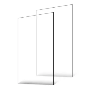 VEVOR Plexiglass Acrylic Sheets,  2-Pack Plastic Sheet, 24 x 48 Inch 1/8 Inch Thick Clear Plastic Cast Transparent Glass for Crafting Projects, Replacement Picture Frame Glass, DIY Display, Easy to Cut