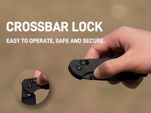 CJRB Lyrid  Survival Tools AR-RPM9 Steel Blade G10 Handle Folding Knives, Pocket Knife for Survival Equipment Set, Outdoor Survival Supplies and Survival Gear