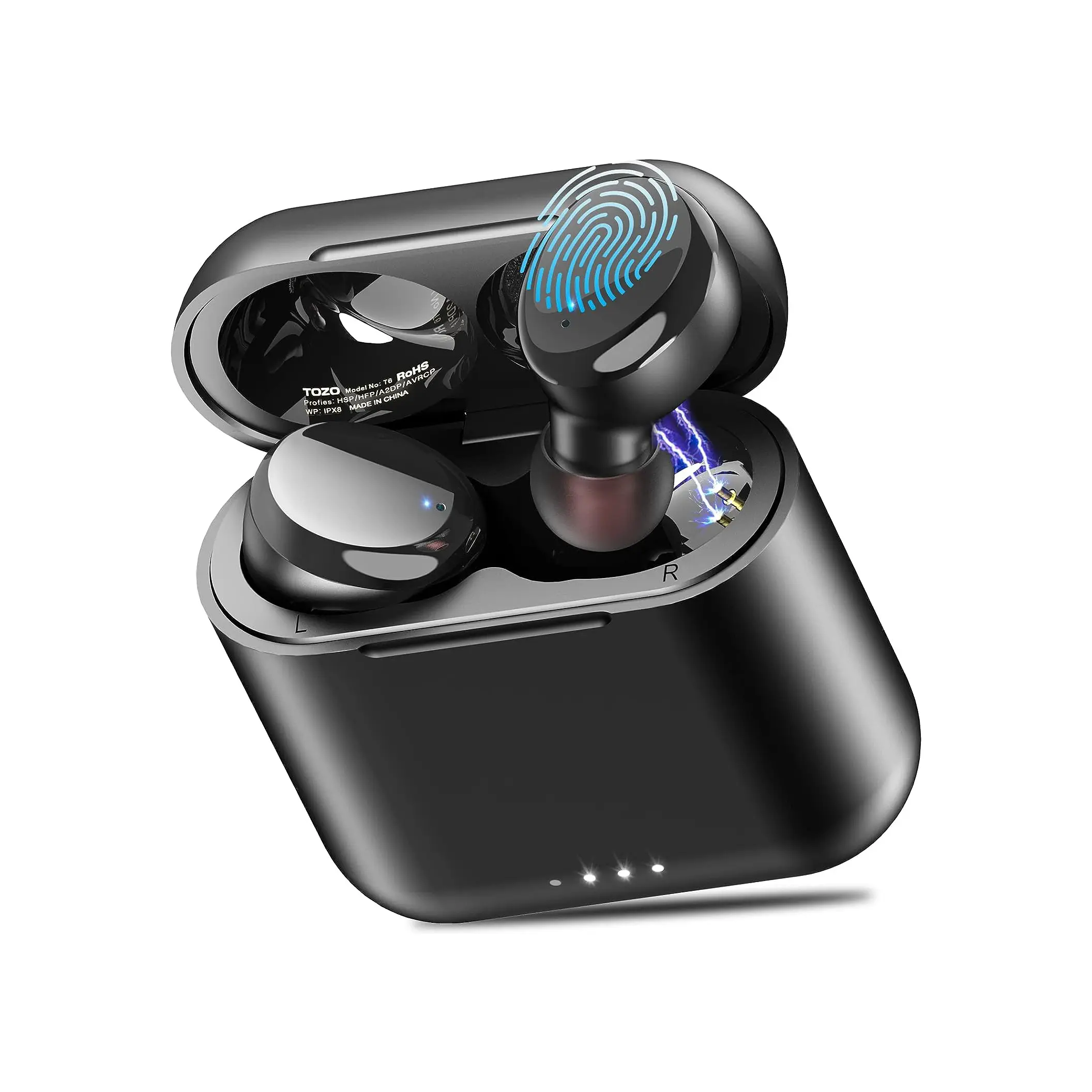 TOZO T6 Ergonomic with APP Edition(2024) True Wireless Earbuds IPX8 Waterproof Audio Headphone Electronic Headset mini earbuds mini headphones
