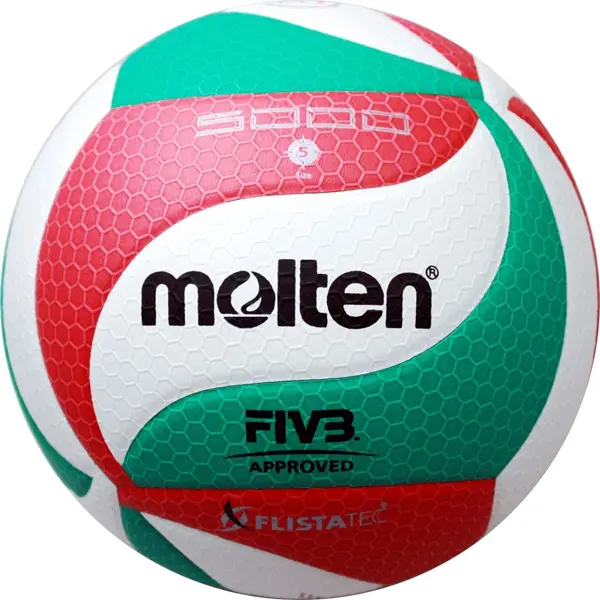 Standard Size 5 PU Leather Volleyball for Youth & Adults - Durable Indoor & Outdoor Ball for Training and Competition, 1 Piece
