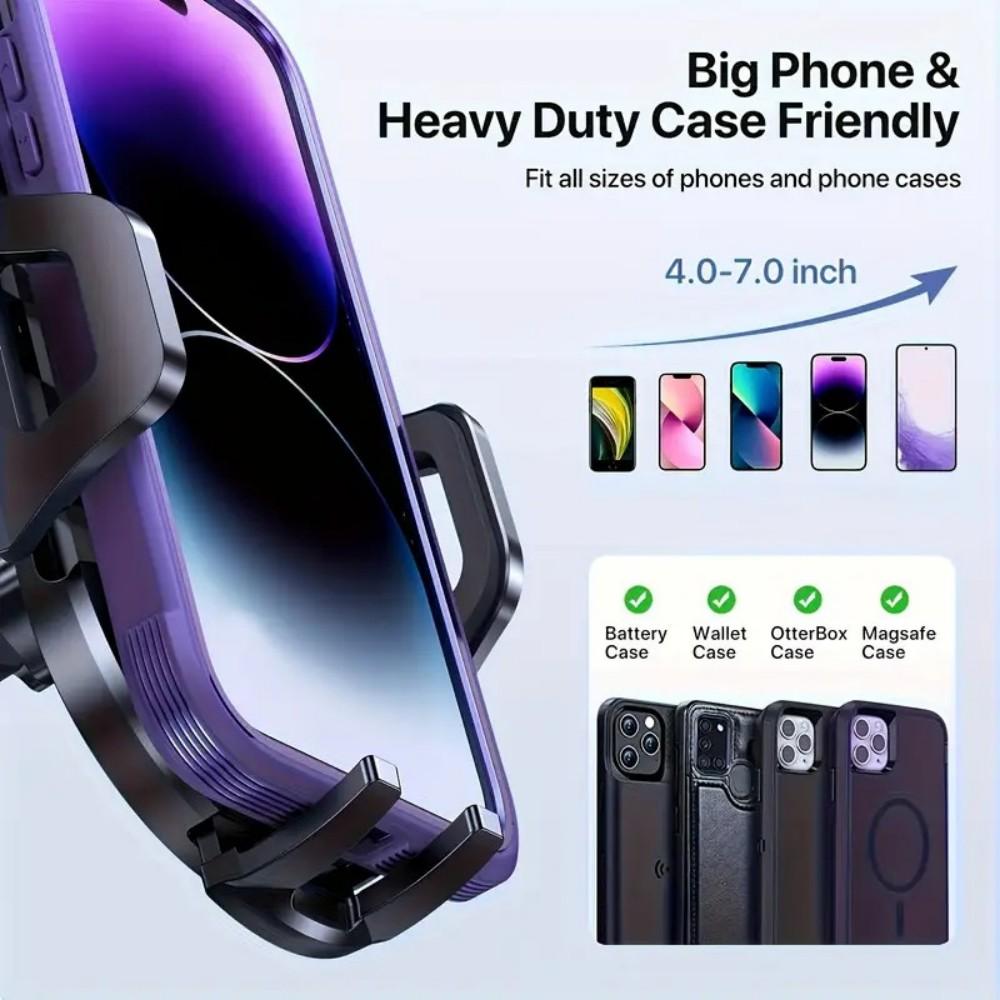 360° Rotation Navigation Holder Carbon Fiber Car Air Vent Clip On Phone Mount, One-Touch Release, Shockproof Phone Holder Stand, Universal Fit for iPhone 11-17 Series Samsung S20-S24 Series Google Pixel 4-7 Series All 4-7" Smartphones 360° Rotation Navigation Holder Carbon Fiber Car Air Vent Clip On Phone Mount, One-Touch Release, Shockproof Phone Holder Stand, Universal Fit for iPhone 11-17 Series Samsung S20-S24 Series Google Pixel 4-7 Series All 4-7" Smartphones