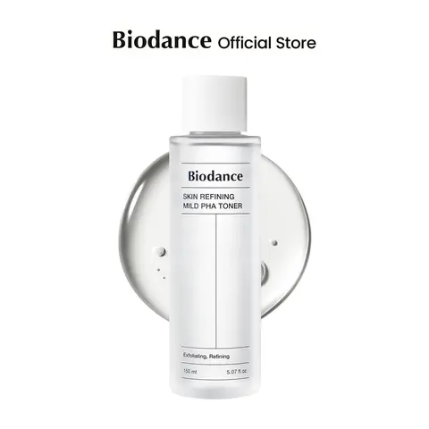 [Biodance Official] Skin Refining Mild PHA TonerㅣGentle Exfoliating Face Toner for Sensitive Skin with Ceramides & NMF | 5.07 fl.oz,150ml Face Care Products Skin Repair