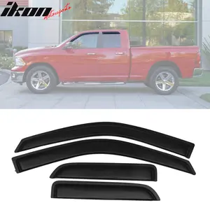 Window Visor for Dodge Ram 1500 Quad Cab Extended Pickup 2009-2024 Acrylic