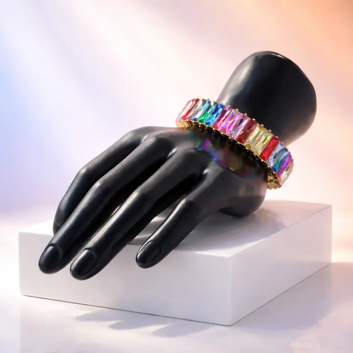 Chase The Rainbow- Crystal Stretch Bracelet
