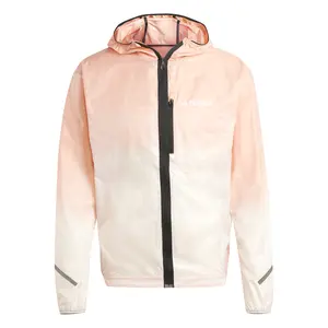 adidas Mens Terrex Xperior Light Windweave Jacket Athletic Outerwear Casual - Orange