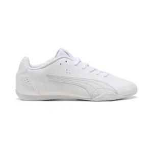 PUMA Mens Catch Lace Up Sneakers Shoes Casual - White